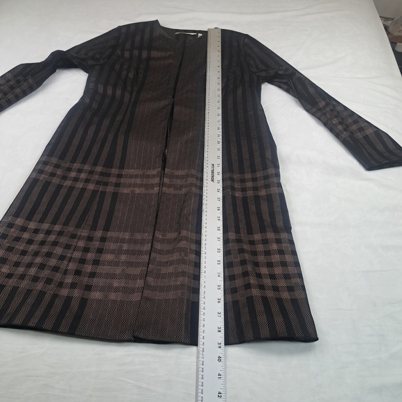 Soft Surroundings  Stonehaven Plaid Duster Cardigan Jacket Women’s Size M - Picture 11 of 14